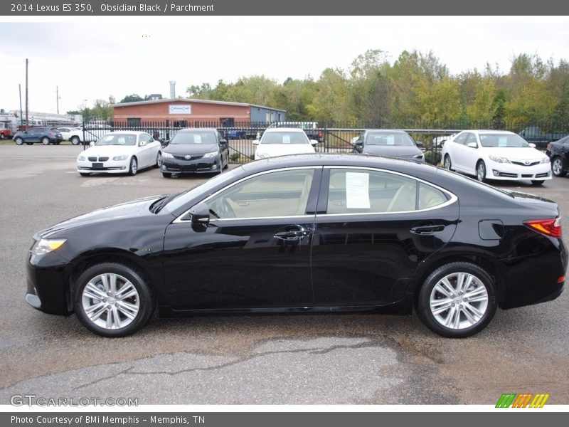 Obsidian Black / Parchment 2014 Lexus ES 350