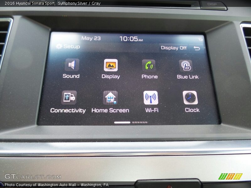 Symphony Silver / Gray 2016 Hyundai Sonata Sport