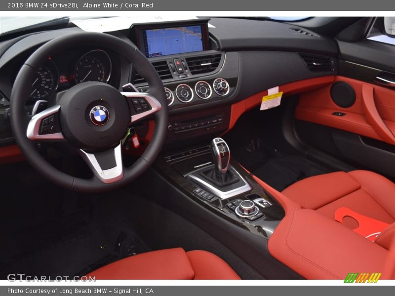 Coral Red Interior - 2016 Z4 sDrive28i 