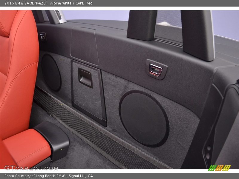 Alpine White / Coral Red 2016 BMW Z4 sDrive28i