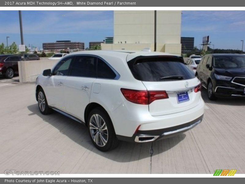 White Diamond Pearl / Parchment 2017 Acura MDX Technology SH-AWD