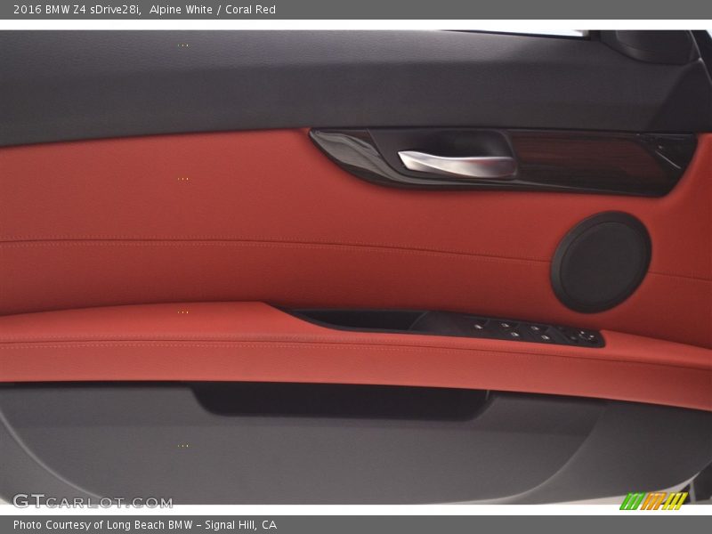Alpine White / Coral Red 2016 BMW Z4 sDrive28i