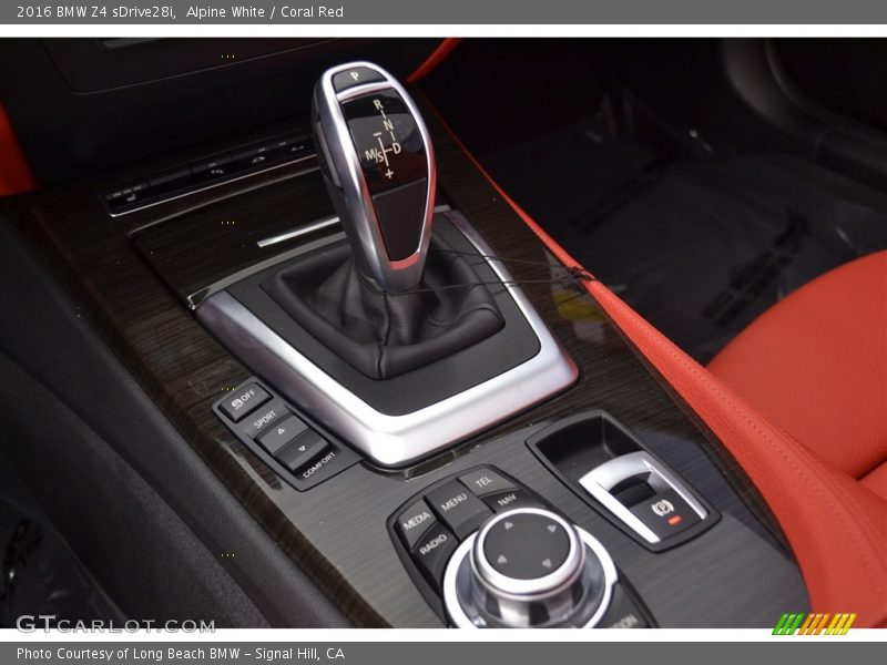 Alpine White / Coral Red 2016 BMW Z4 sDrive28i