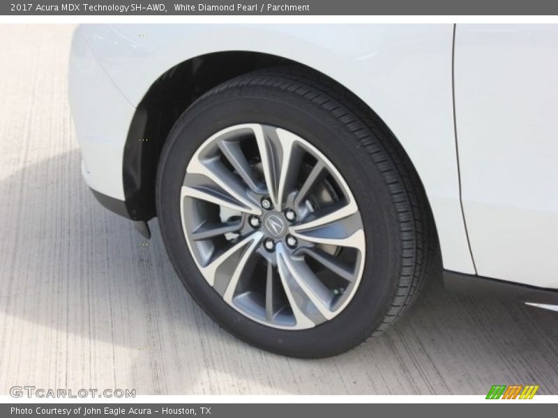White Diamond Pearl / Parchment 2017 Acura MDX Technology SH-AWD