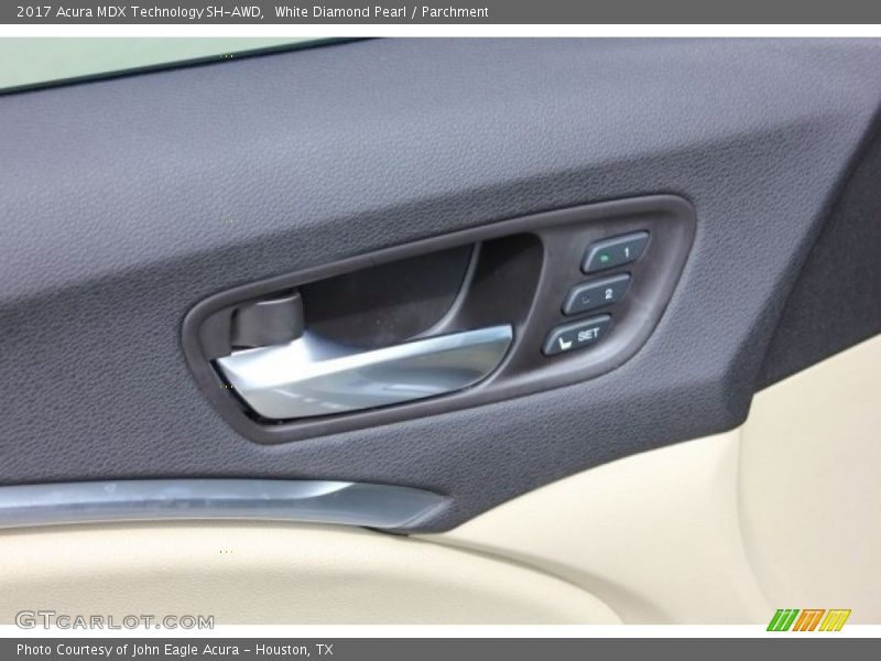 White Diamond Pearl / Parchment 2017 Acura MDX Technology SH-AWD