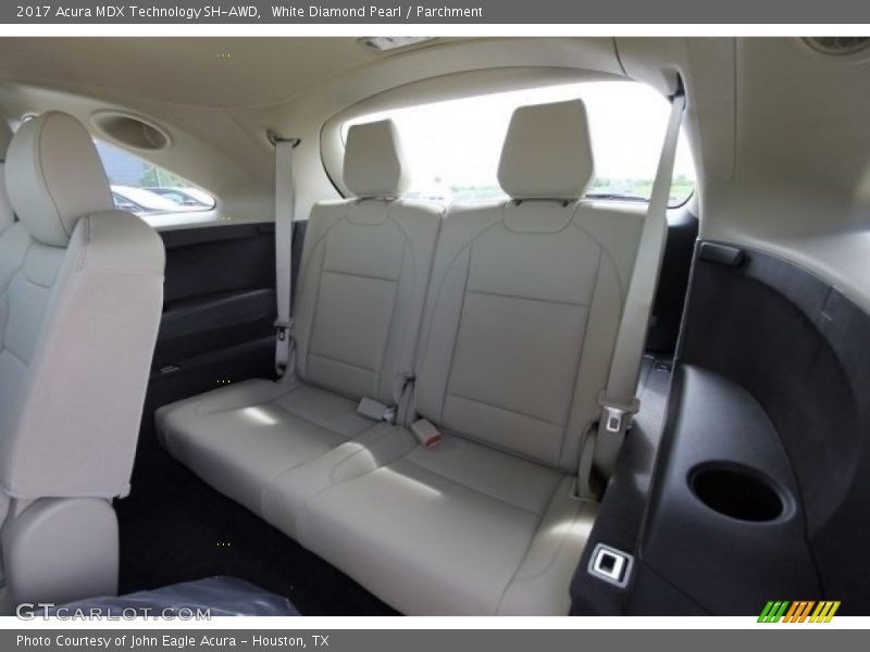 Rear Seat of 2017 MDX Technology SH-AWD