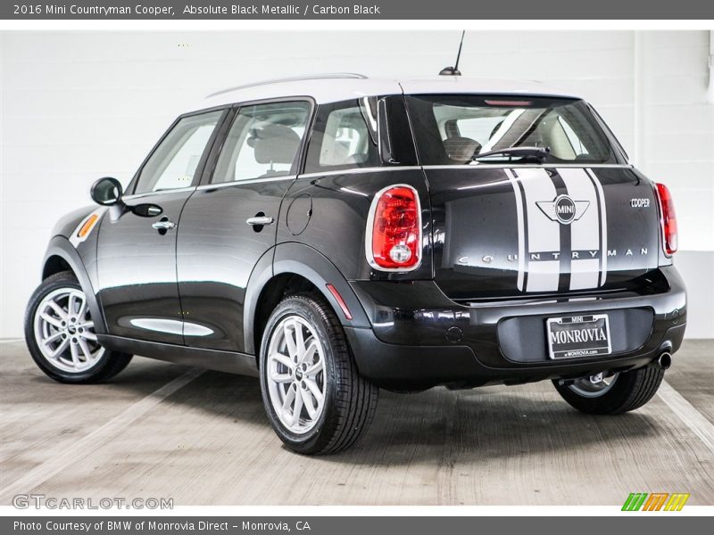 Absolute Black Metallic / Carbon Black 2016 Mini Countryman Cooper