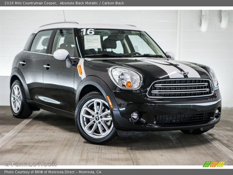 Absolute Black Metallic / Carbon Black 2016 Mini Countryman Cooper