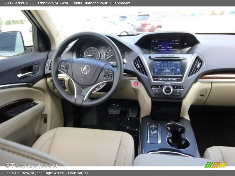 Dashboard of 2017 MDX Technology SH-AWD