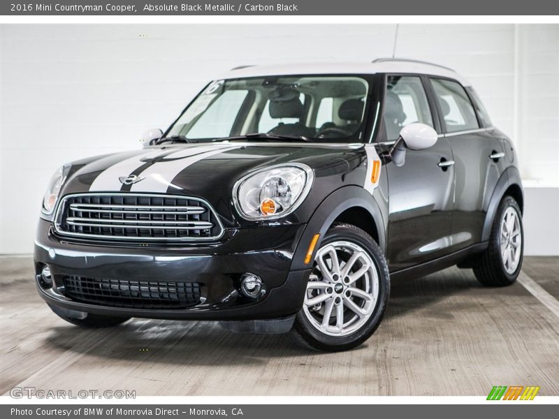 Absolute Black Metallic / Carbon Black 2016 Mini Countryman Cooper