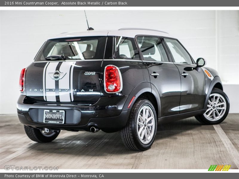 Absolute Black Metallic / Carbon Black 2016 Mini Countryman Cooper