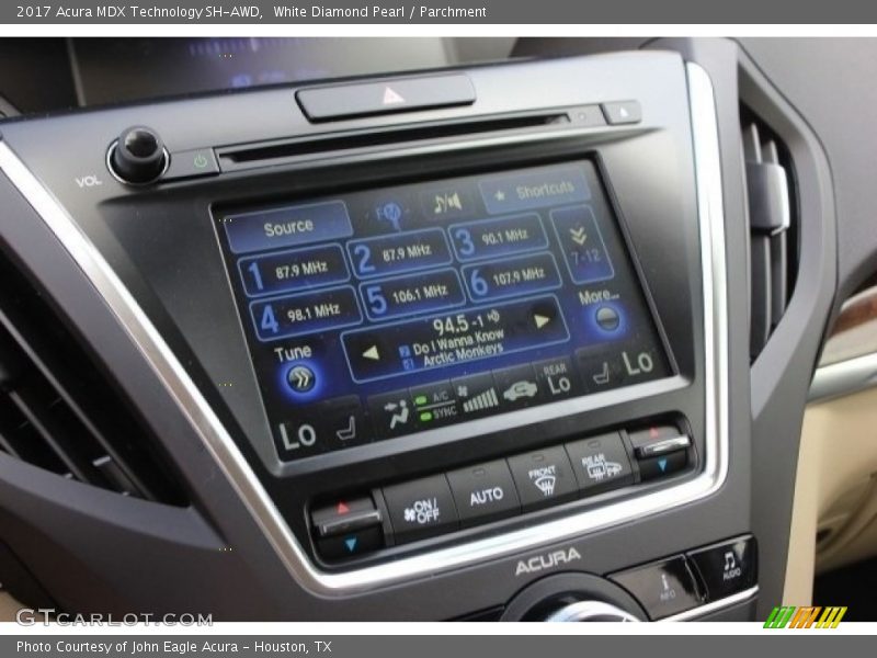 White Diamond Pearl / Parchment 2017 Acura MDX Technology SH-AWD