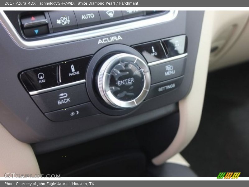 Controls of 2017 MDX Technology SH-AWD