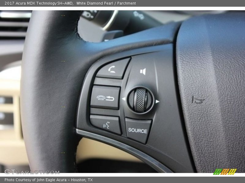 Controls of 2017 MDX Technology SH-AWD