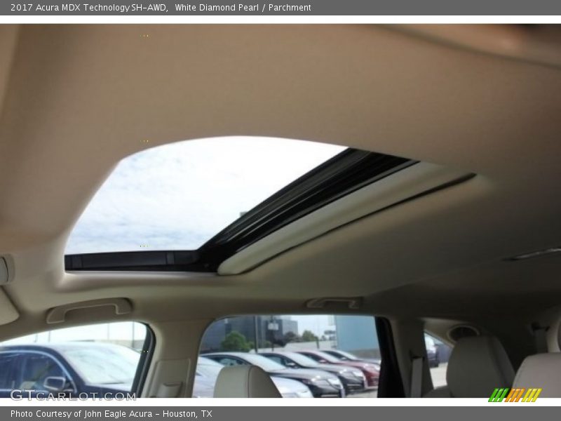 White Diamond Pearl / Parchment 2017 Acura MDX Technology SH-AWD