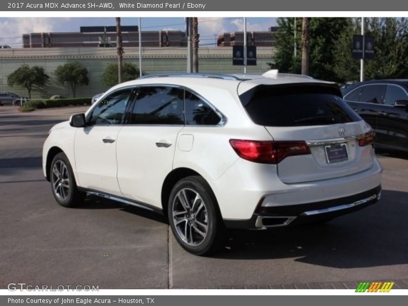 White Diamond Pearl / Ebony 2017 Acura MDX Advance SH-AWD