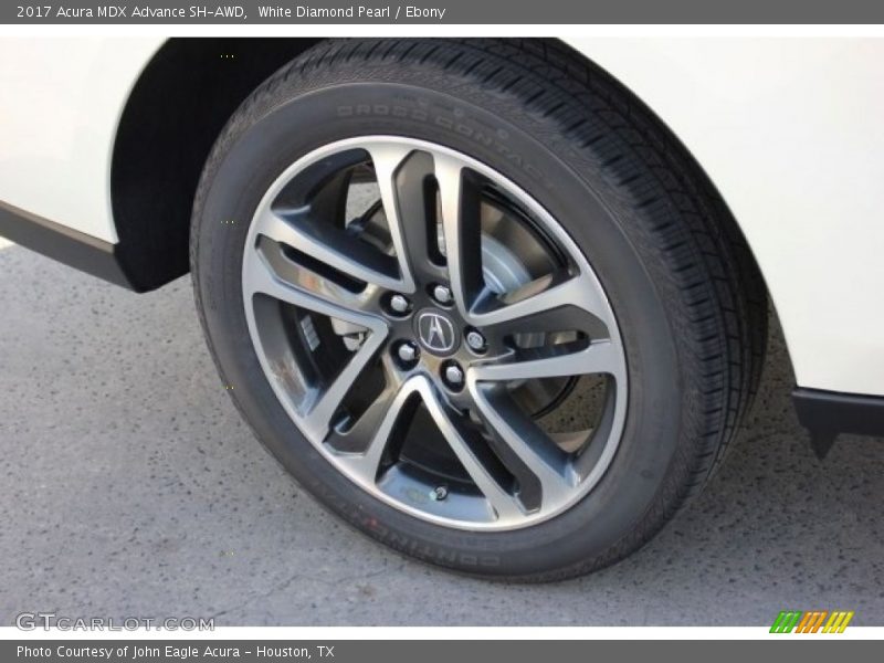 White Diamond Pearl / Ebony 2017 Acura MDX Advance SH-AWD