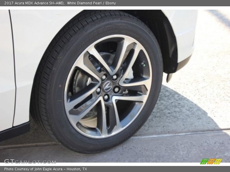 White Diamond Pearl / Ebony 2017 Acura MDX Advance SH-AWD