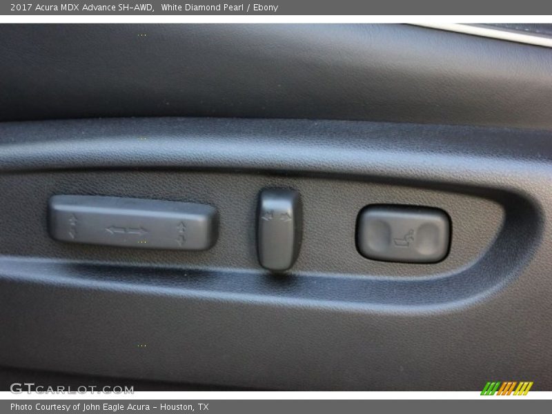 White Diamond Pearl / Ebony 2017 Acura MDX Advance SH-AWD