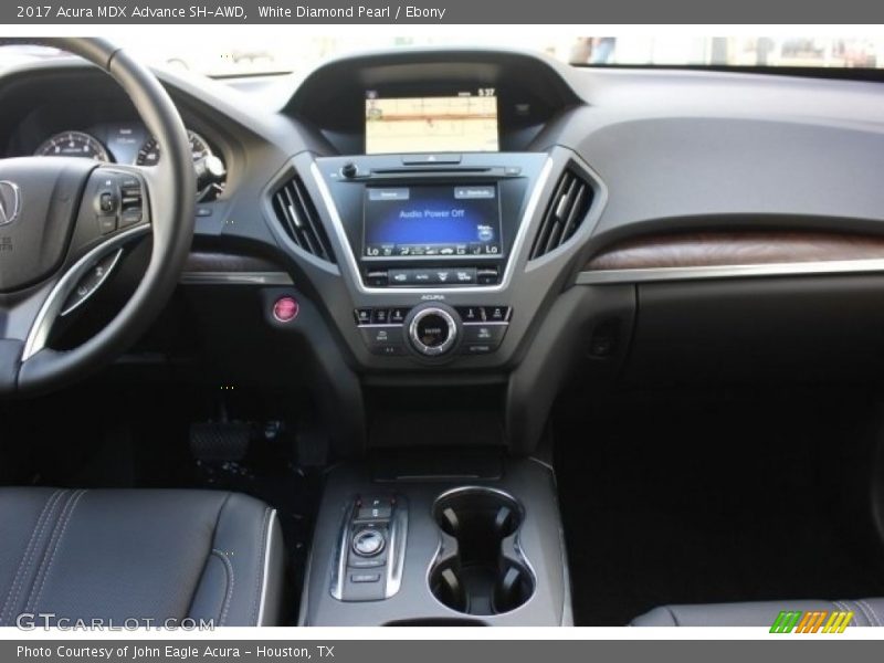 White Diamond Pearl / Ebony 2017 Acura MDX Advance SH-AWD
