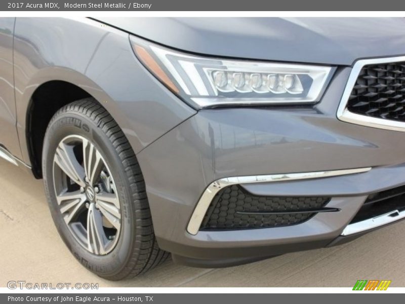 Modern Steel Metallic / Ebony 2017 Acura MDX