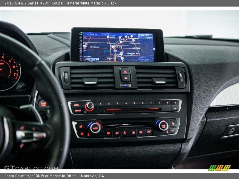 Mineral White Metallic / Black 2015 BMW 2 Series M235i Coupe