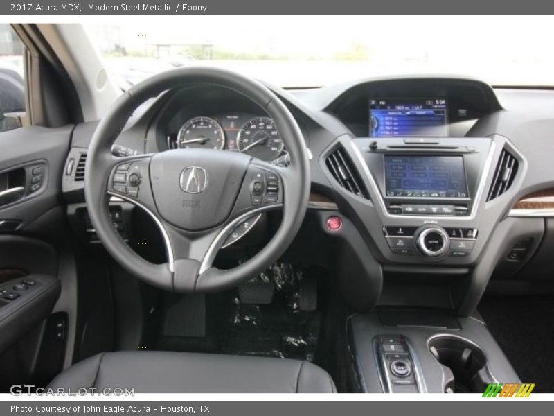 Modern Steel Metallic / Ebony 2017 Acura MDX