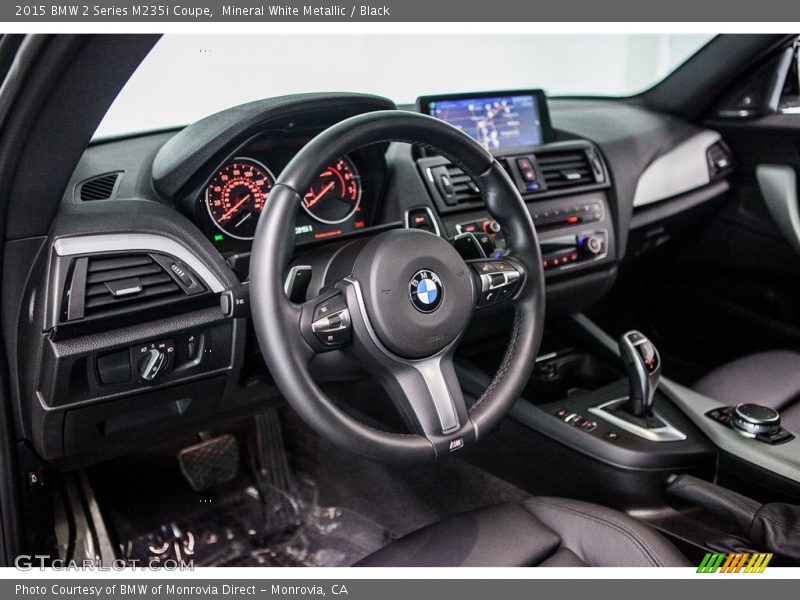 Mineral White Metallic / Black 2015 BMW 2 Series M235i Coupe