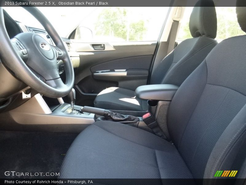 Obsidian Black Pearl / Black 2013 Subaru Forester 2.5 X