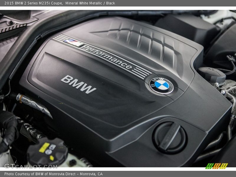 Mineral White Metallic / Black 2015 BMW 2 Series M235i Coupe