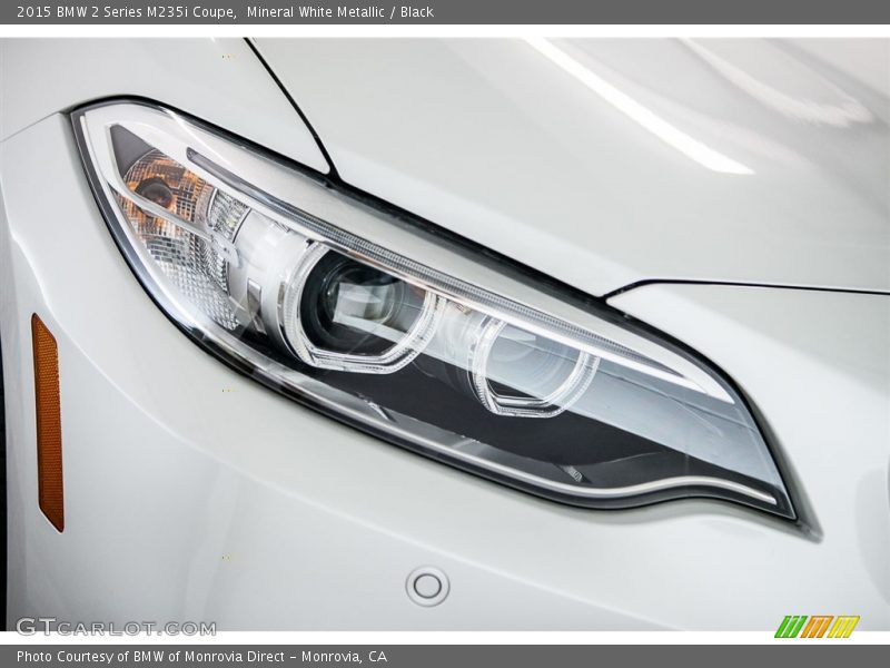 Mineral White Metallic / Black 2015 BMW 2 Series M235i Coupe