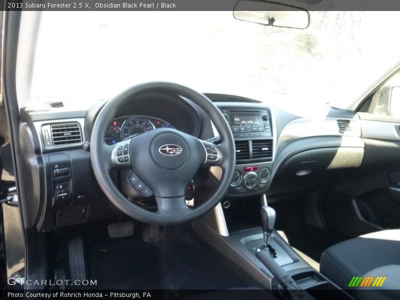 Obsidian Black Pearl / Black 2013 Subaru Forester 2.5 X
