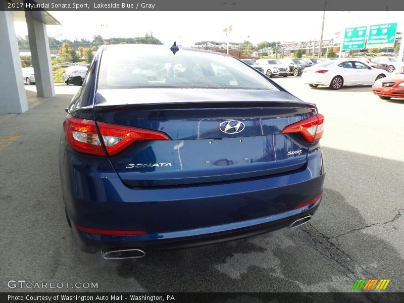 Lakeside Blue / Gray 2017 Hyundai Sonata Sport