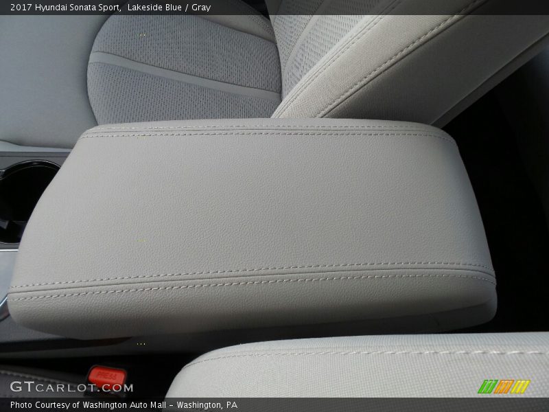 Lakeside Blue / Gray 2017 Hyundai Sonata Sport