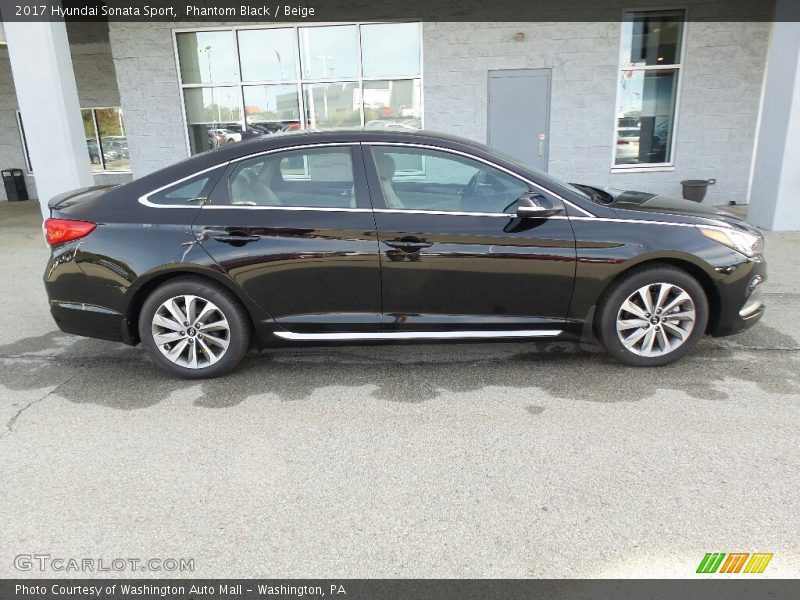 Phantom Black / Beige 2017 Hyundai Sonata Sport