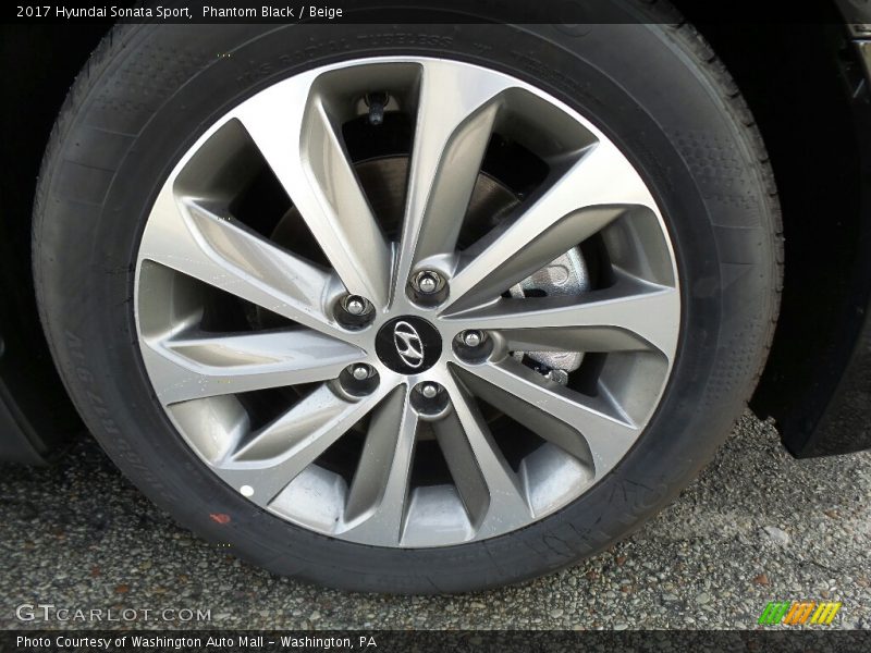 Phantom Black / Beige 2017 Hyundai Sonata Sport