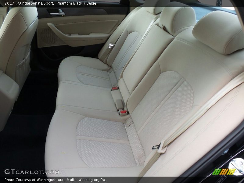 Phantom Black / Beige 2017 Hyundai Sonata Sport