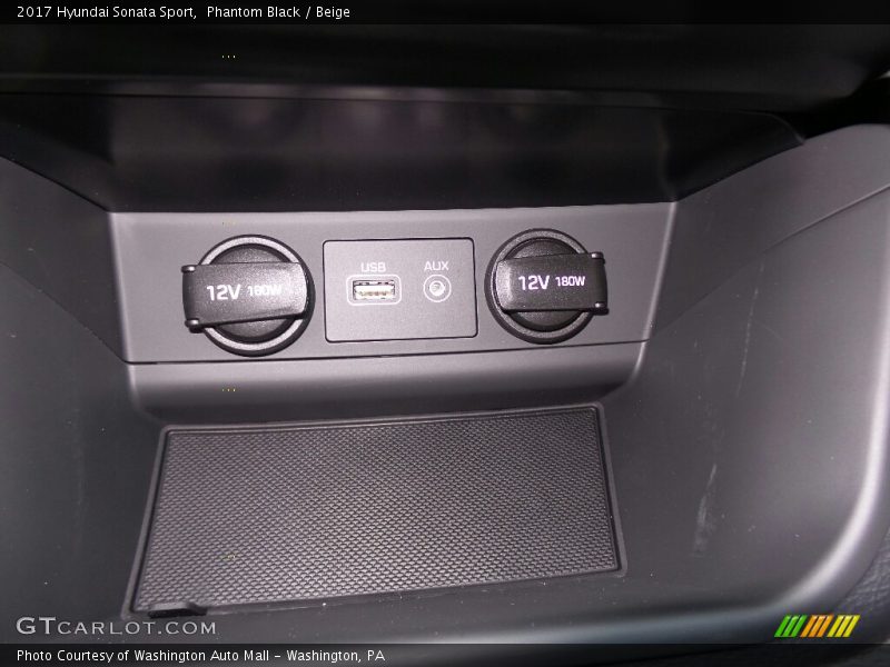 Phantom Black / Beige 2017 Hyundai Sonata Sport