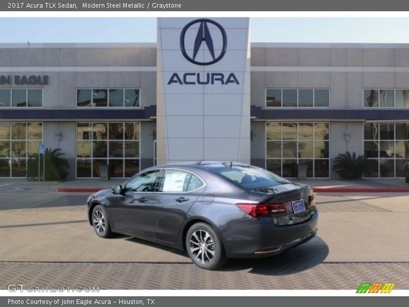 Modern Steel Metallic / Graystone 2017 Acura TLX Sedan