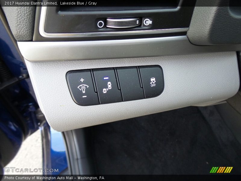 Lakeside Blue / Gray 2017 Hyundai Elantra Limited