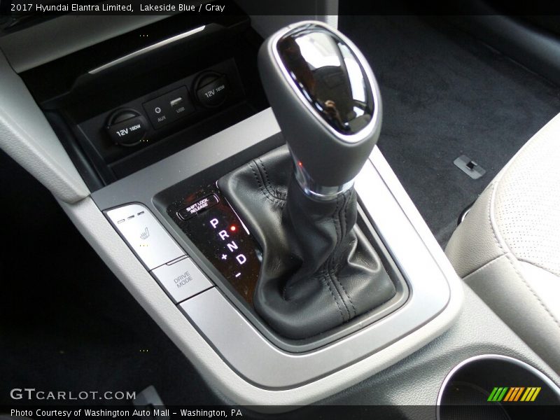 Lakeside Blue / Gray 2017 Hyundai Elantra Limited