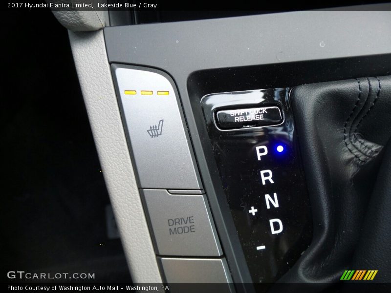 Lakeside Blue / Gray 2017 Hyundai Elantra Limited