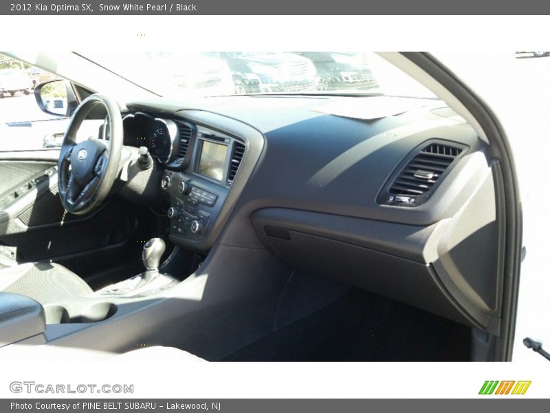 Snow White Pearl / Black 2012 Kia Optima SX
