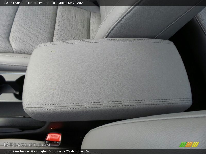 Lakeside Blue / Gray 2017 Hyundai Elantra Limited