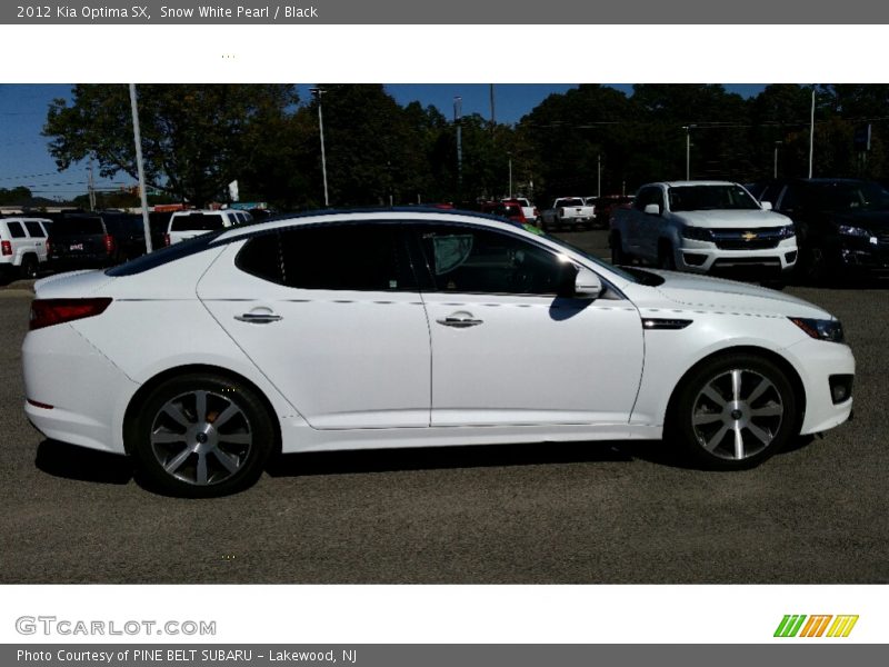 Snow White Pearl / Black 2012 Kia Optima SX