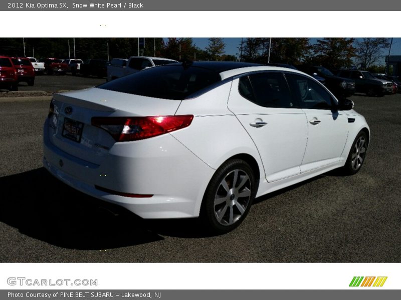 Snow White Pearl / Black 2012 Kia Optima SX