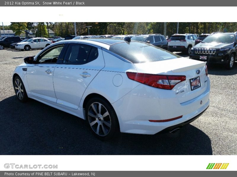 Snow White Pearl / Black 2012 Kia Optima SX