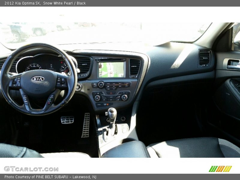 Snow White Pearl / Black 2012 Kia Optima SX