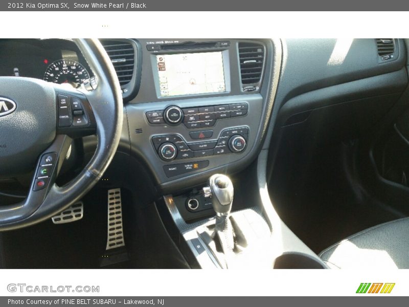 Snow White Pearl / Black 2012 Kia Optima SX