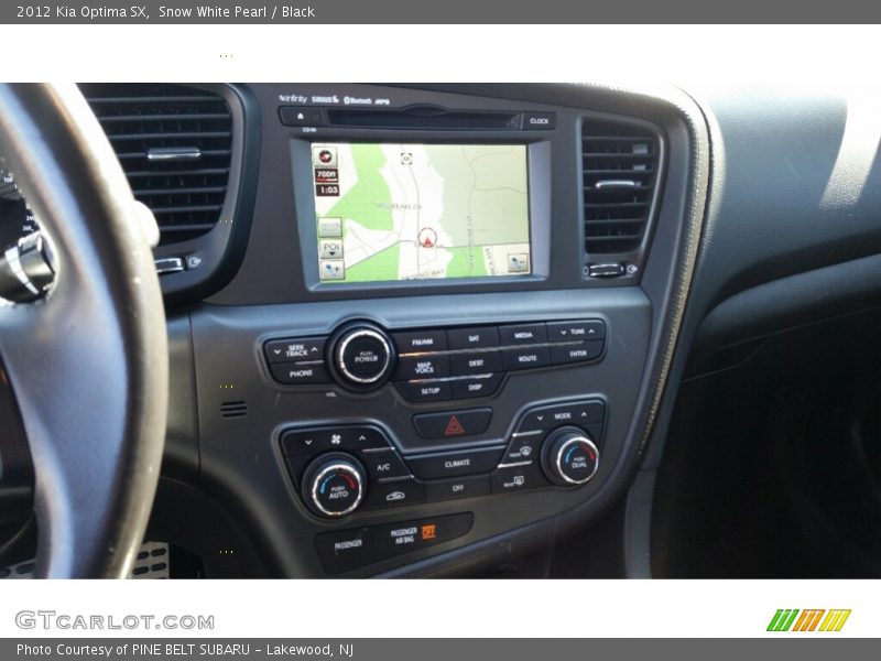Snow White Pearl / Black 2012 Kia Optima SX